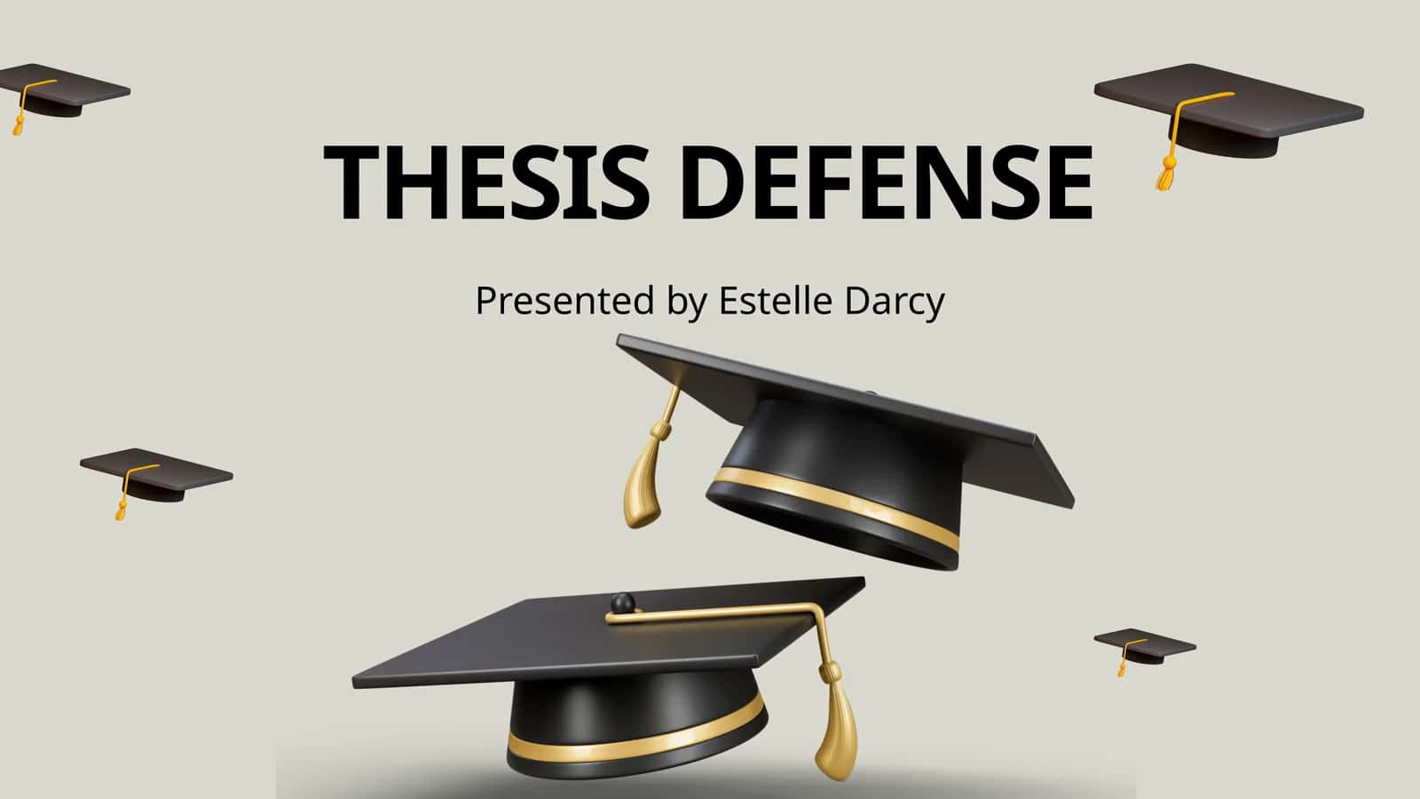 THESIS DEFENSE
