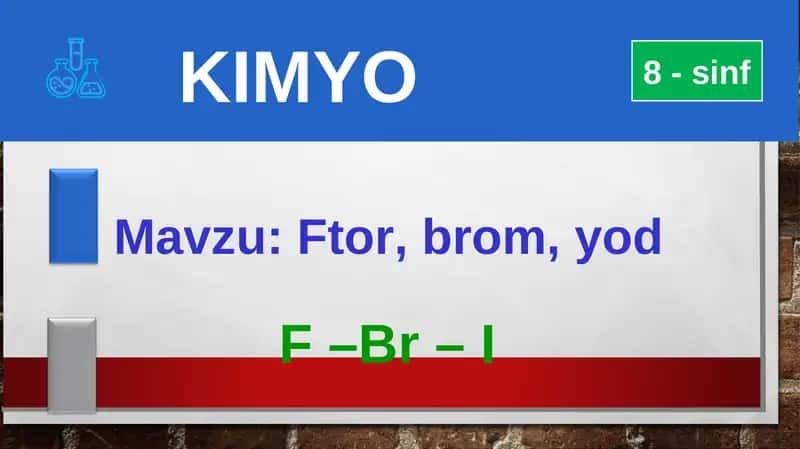 Ftor, brom, yod
