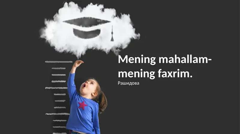 Mahallam - mening iftixorim