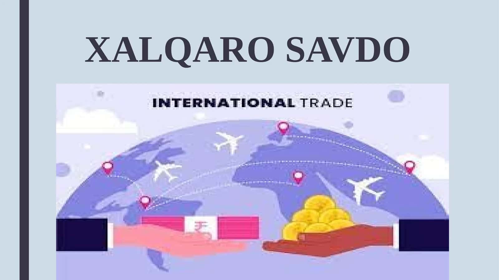 XALQARO SAVDO