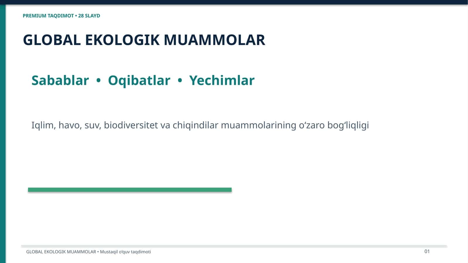 GLOBAL EKOLOGIK MUAMMOLAR 28 SLAYD.pptx