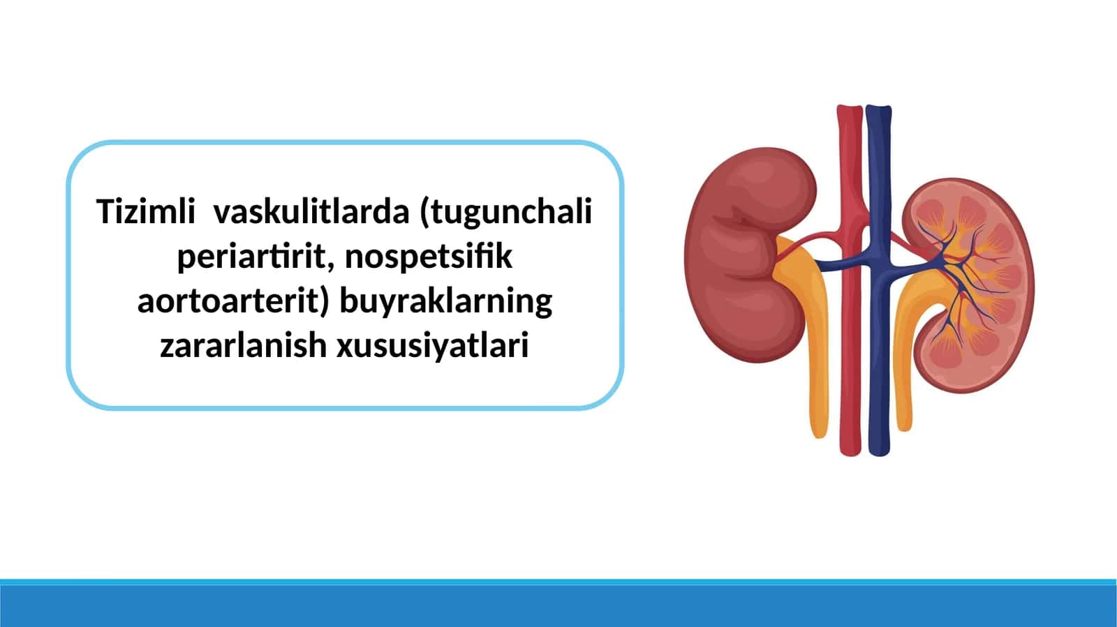 Tizimli vaskulitlarda zararlanish xususiyatlari