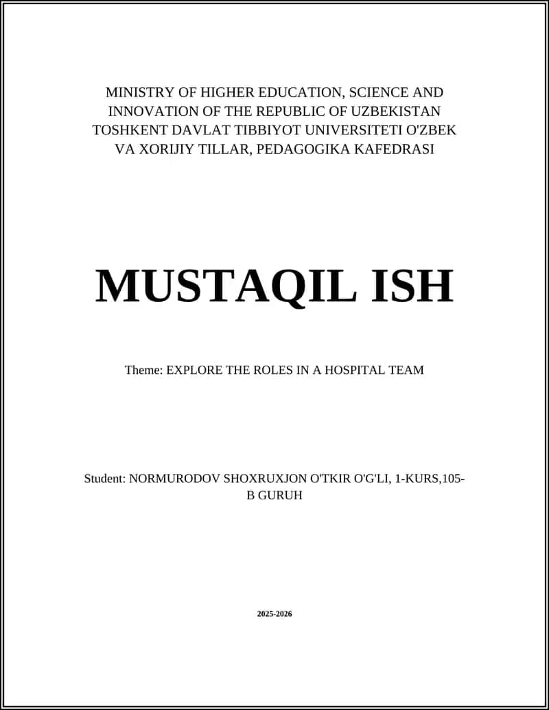 Attending Physicians and Medical Specialists