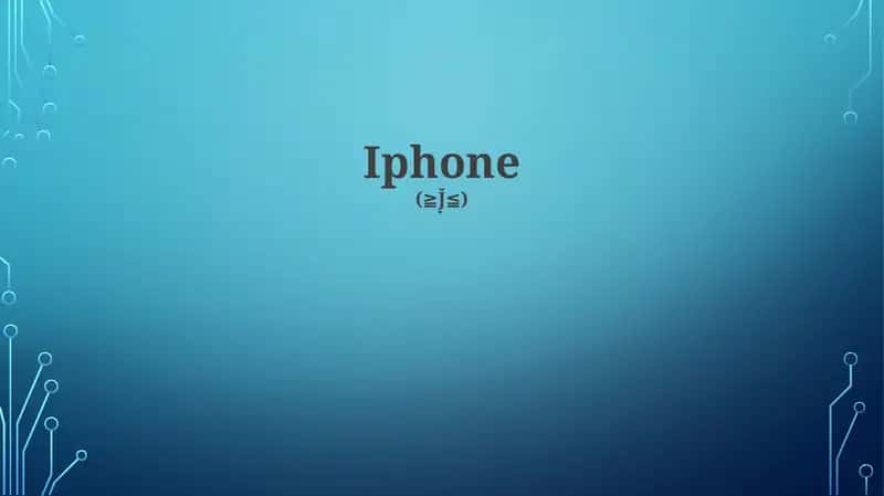 iPhone