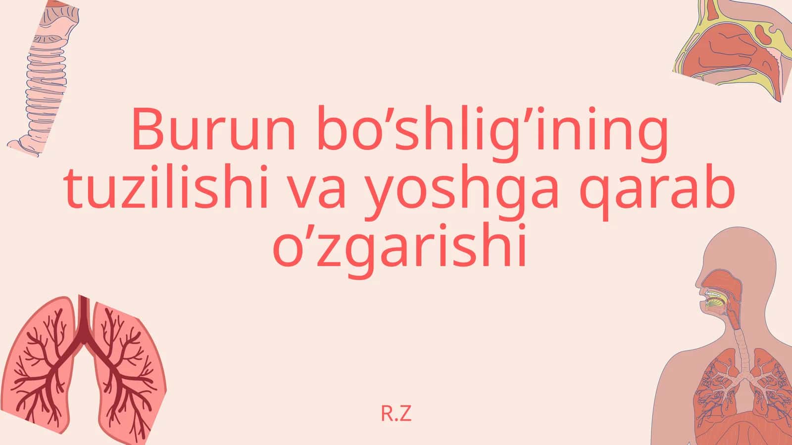 Nafas olish sistemasi va hiqildoq