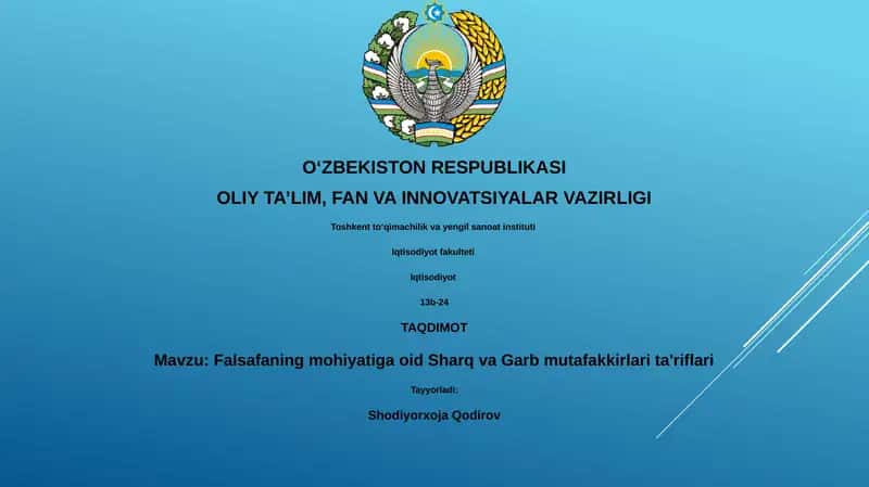Falsafaning mohiyati