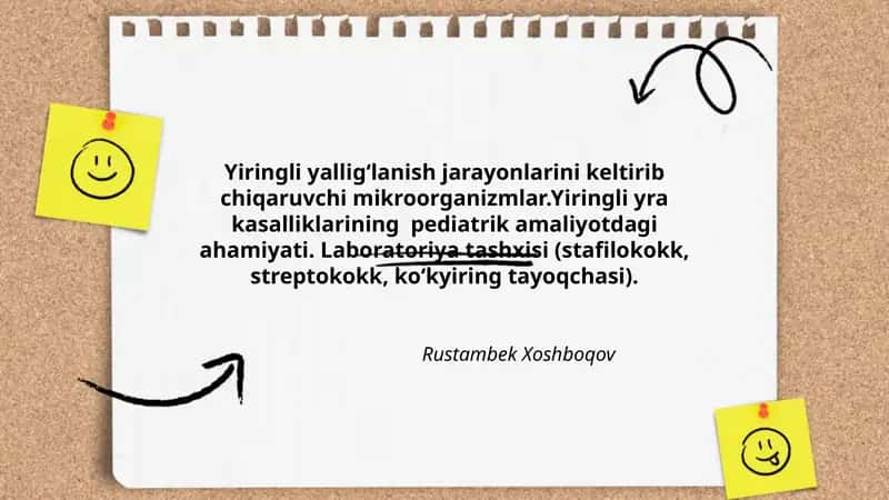 Yiringli yra kasalliklarining pediatrik amaliyotdagi ahamiyati
