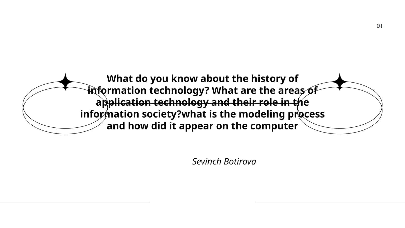 What do you know about the history of information technology?