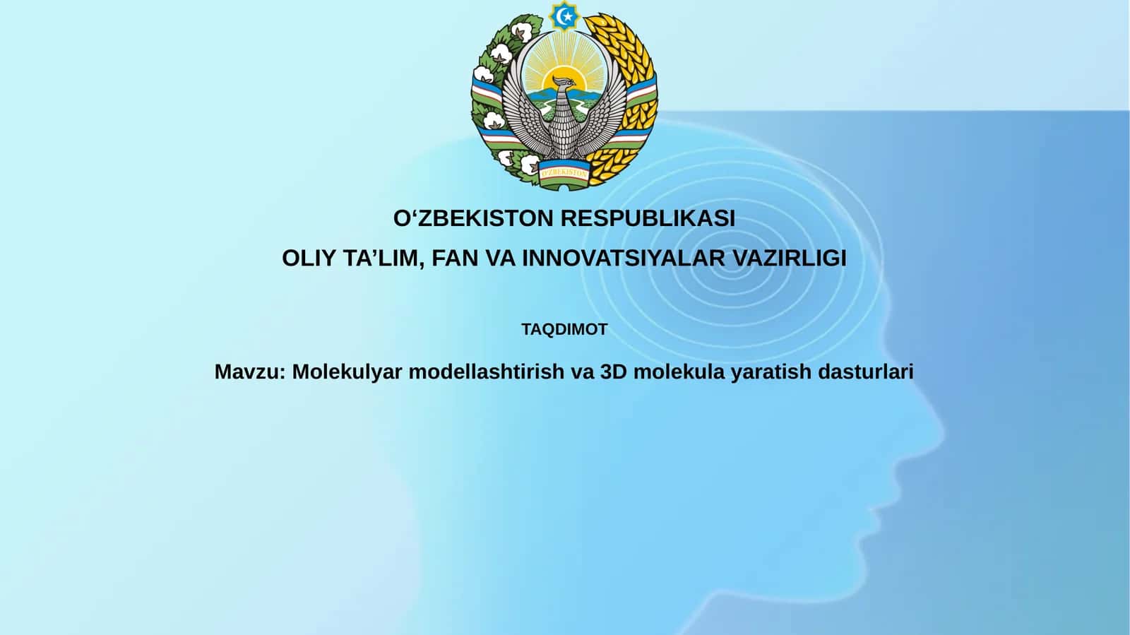 Molekulyar modellashtirish va 3D molekula yaratish dasturlari