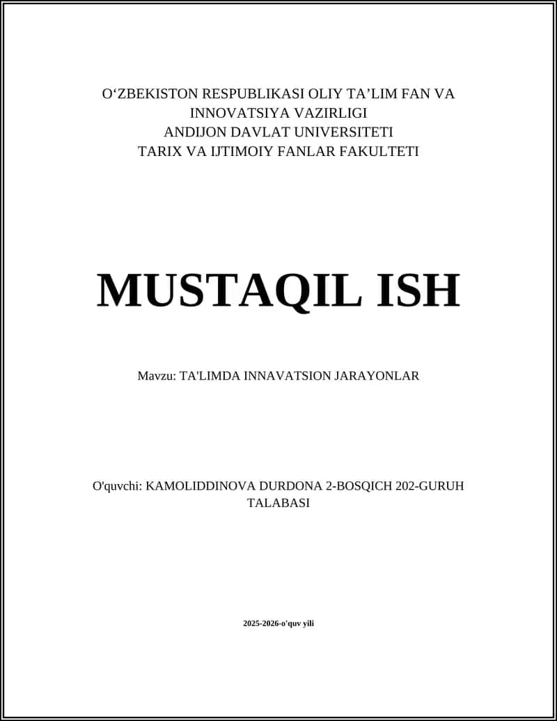 Raqamli Ta'lim Texnologiyalari va Platformalari