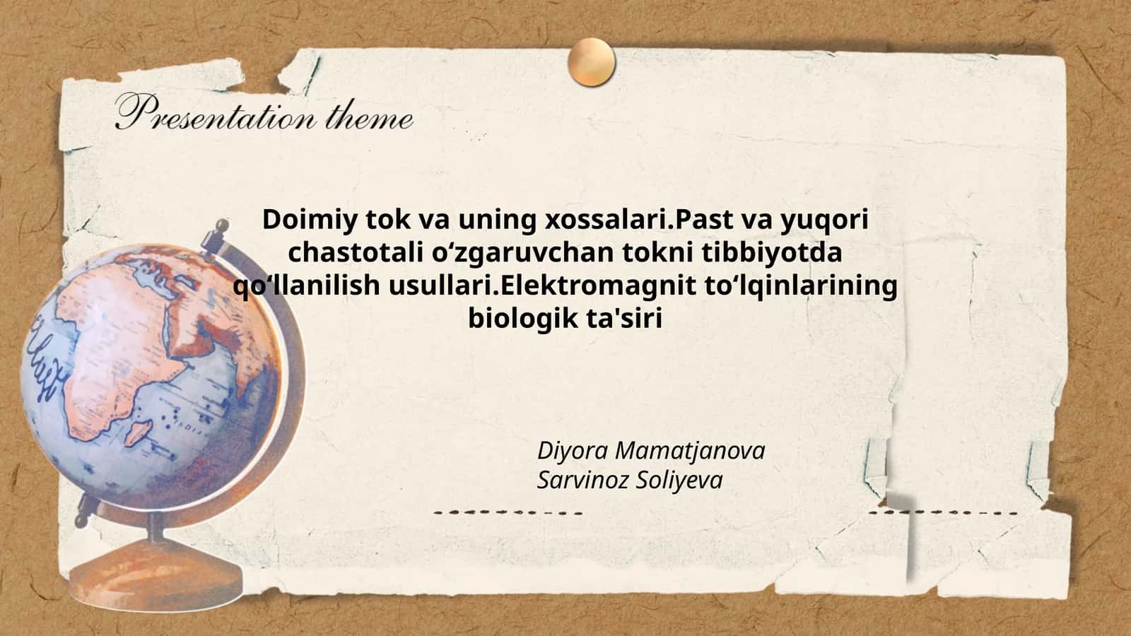 Doimiy tok va uning xossalari