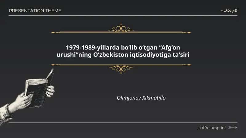 Afg'on urushi (1979–1989) va O'zbekistonning umumiy iqtisodiy holati