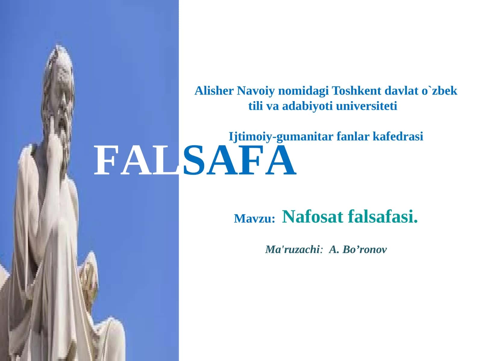 Nafosat falsafasi