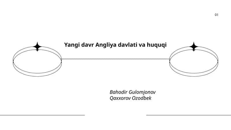 Yangi davr Angliya davlati va huquqi