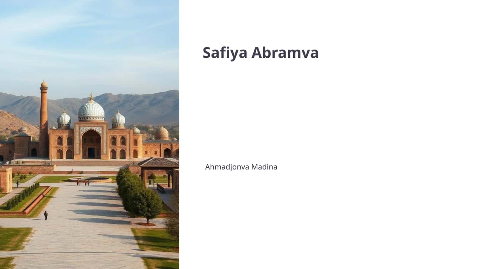 Safiya Abramva