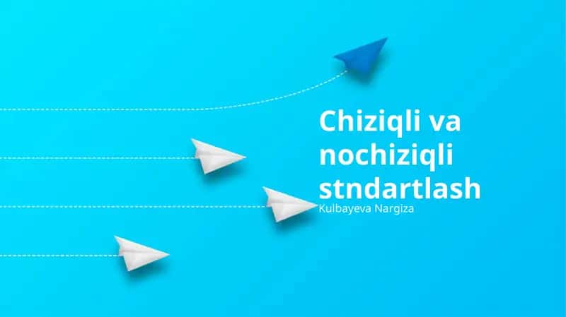 Nolineer Standartizatsiya usullari