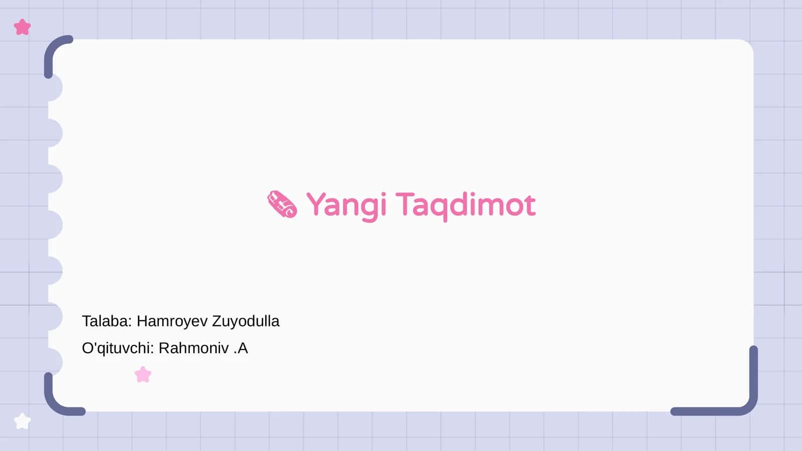 Yangi Taqdimot Gallereyasi