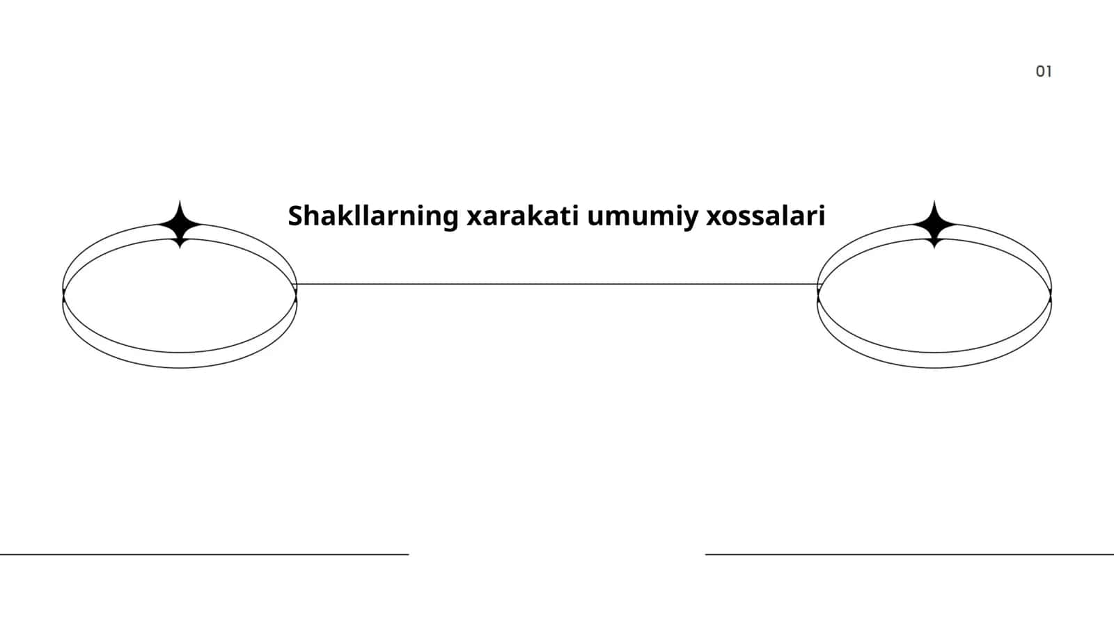 Shakllarning xarakati umumiy xossalari
