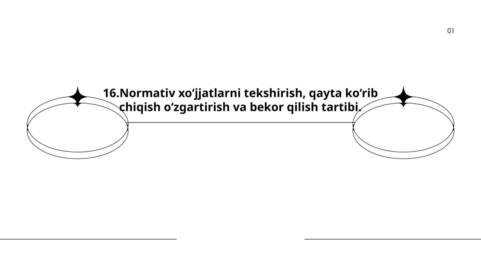 Normativ xo‘jjatlarni tekshirish, qayta ko‘rib chiqish o‘zgartirish va bekor qilish tartibi