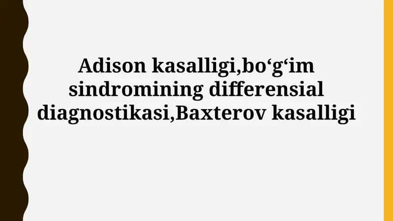 Baxter kasalligi