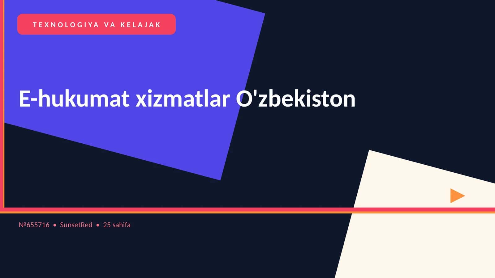 E-hukumat xizmatlar O'zbekiston