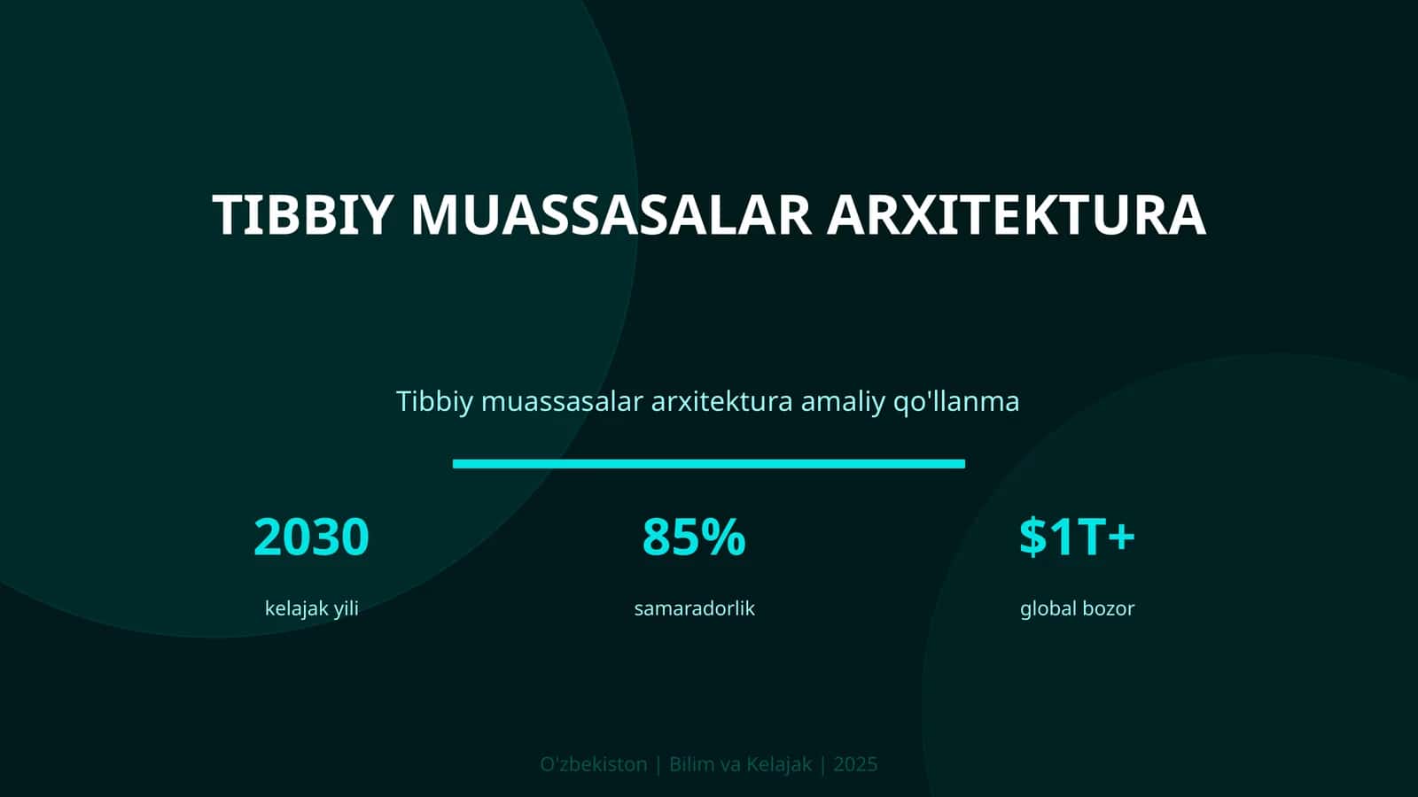 Tibbiy muassasalar arxitektura