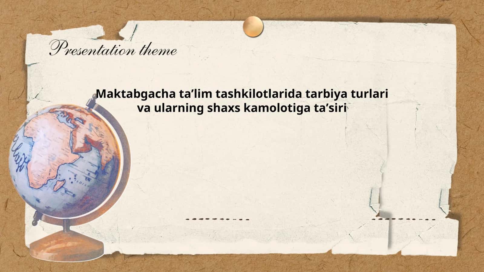 Maktabgacha taʼlim tashkilotlarida tarbiya turlari va ularning shaxs kamolotiga taʼsiri