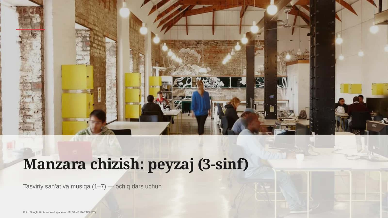 Manzara chizish: peyzaj (3-sinf)