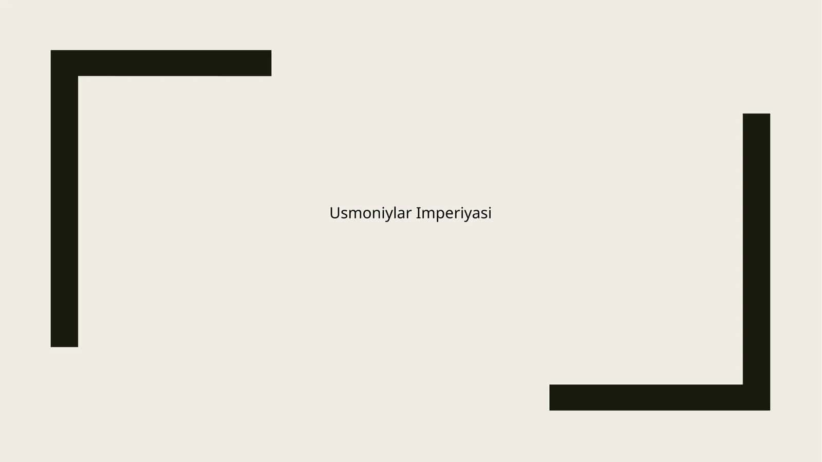 Usmoniylar Imperiyasi