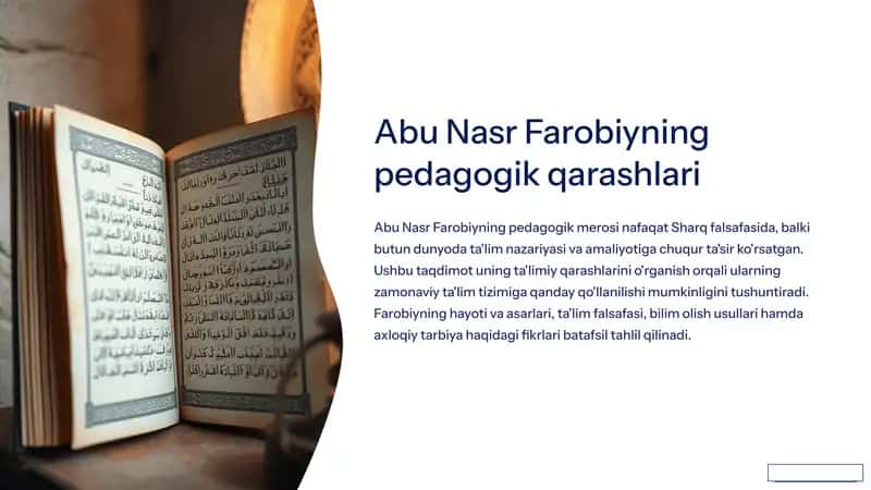 Abu Nasr Farobiyning pedagogik qarashlari