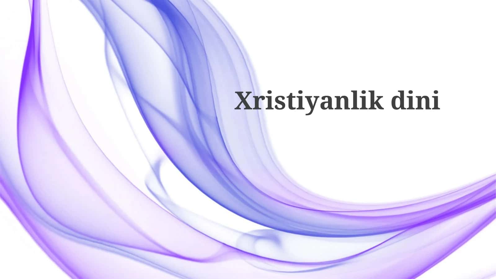 Xristiyanlikdini