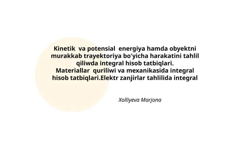 Kinetik va potensial energiya