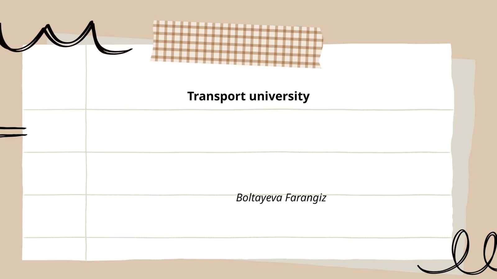 Transportation Engineering
