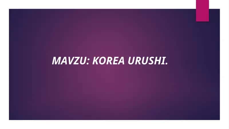 Korea urushi