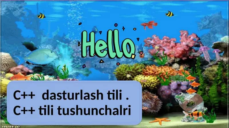 c++ dasturlash tili