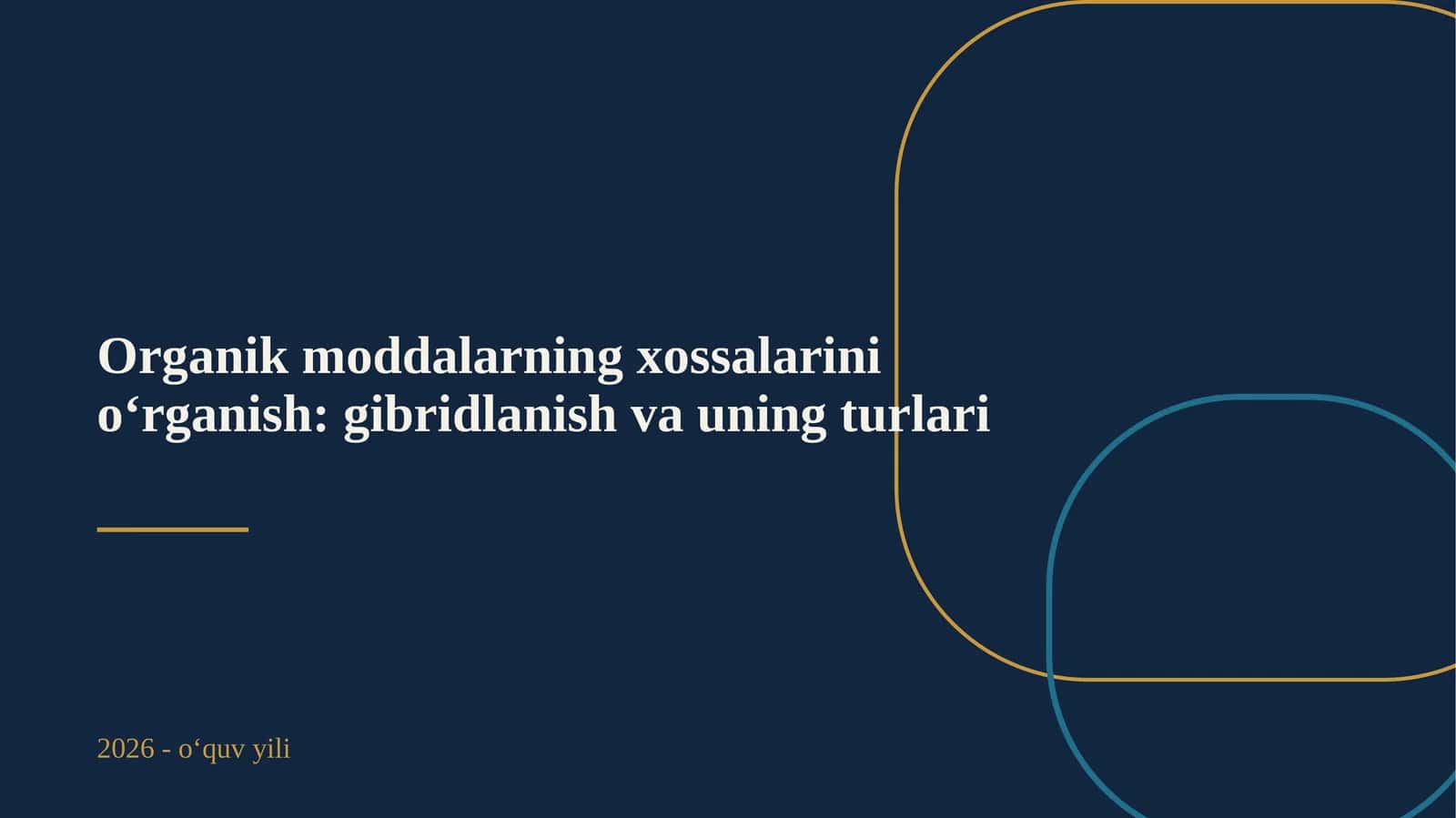 Gibridlanish va ularning turlari