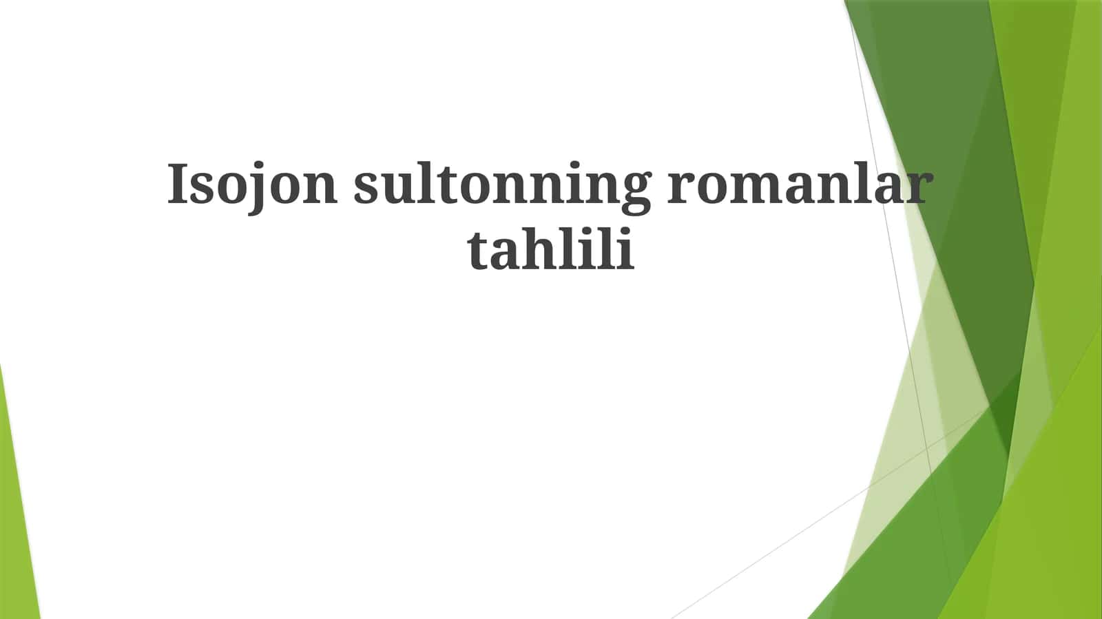 Isojonsultonningromanlartahlili