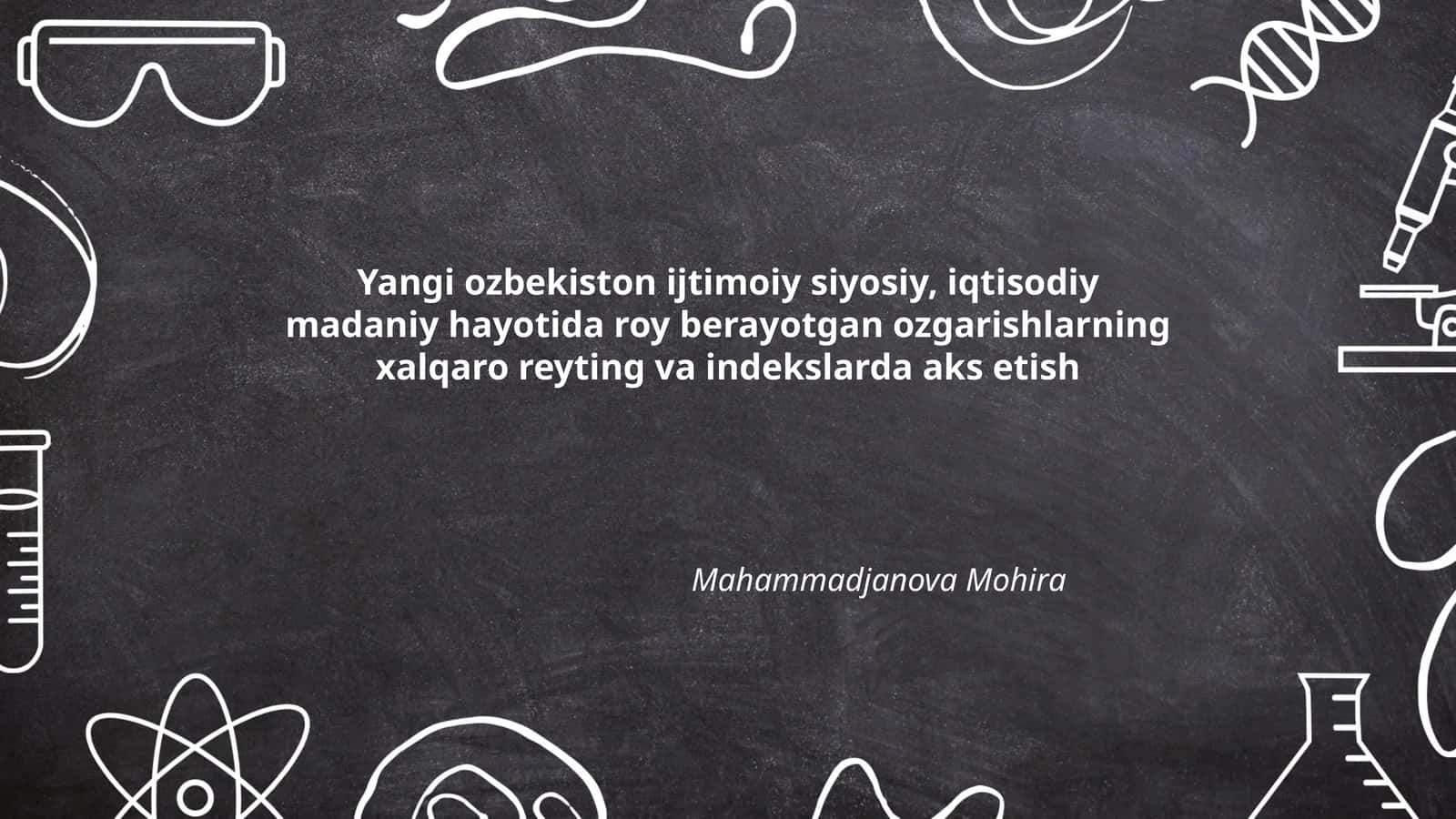 Yangi O‘zbekiston: Demokratik islohotlar va xalqaro reytinglarda o‘zgarishlar