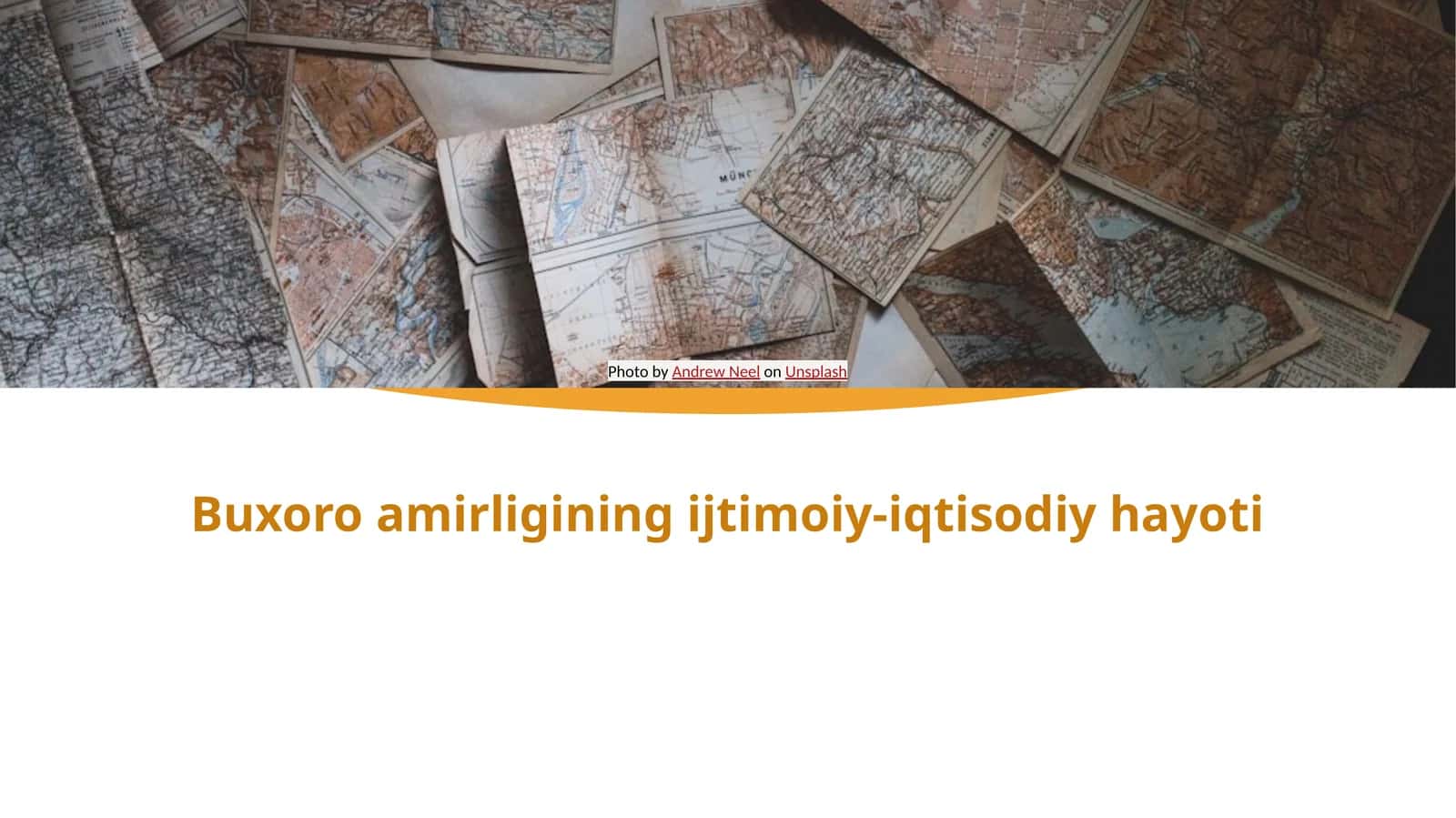 Buxoro amirligining ijtimoiy-iqtisodiy hayoti