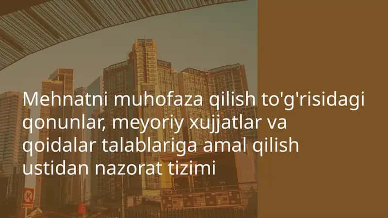 Mehnatni Muhofaza Qilish Qonunlari