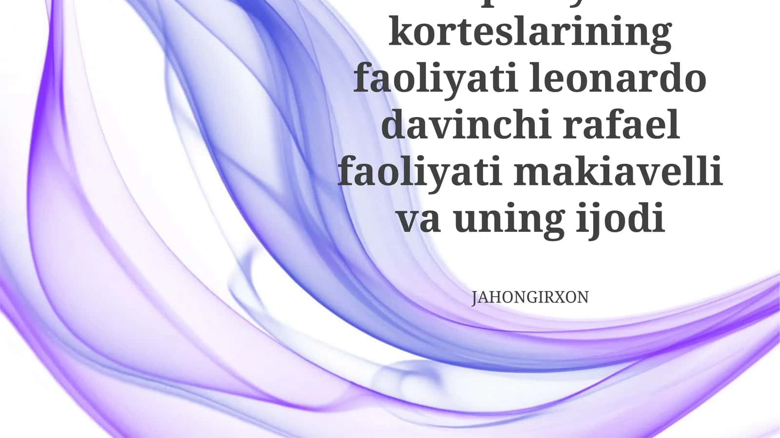 Ispaniya Kortesining faoliyati