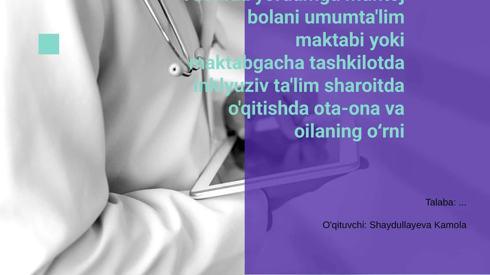 Inklyuziv Ta'limning Mohiyati va Maqsadi