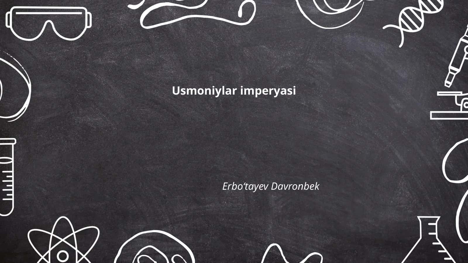 Usmoniylar imperyasi