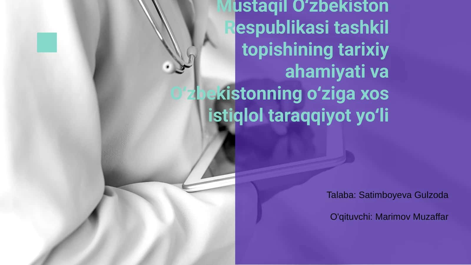 Mustaqil Oʻzbekiston Respublikasi tashkil topishi