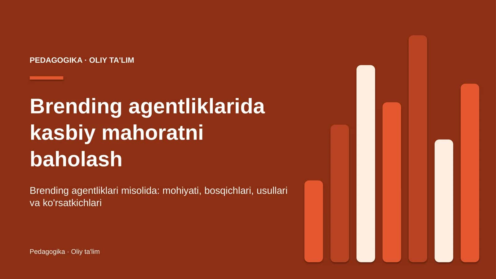 Kasbiy mahoratni baholash: mohiyati