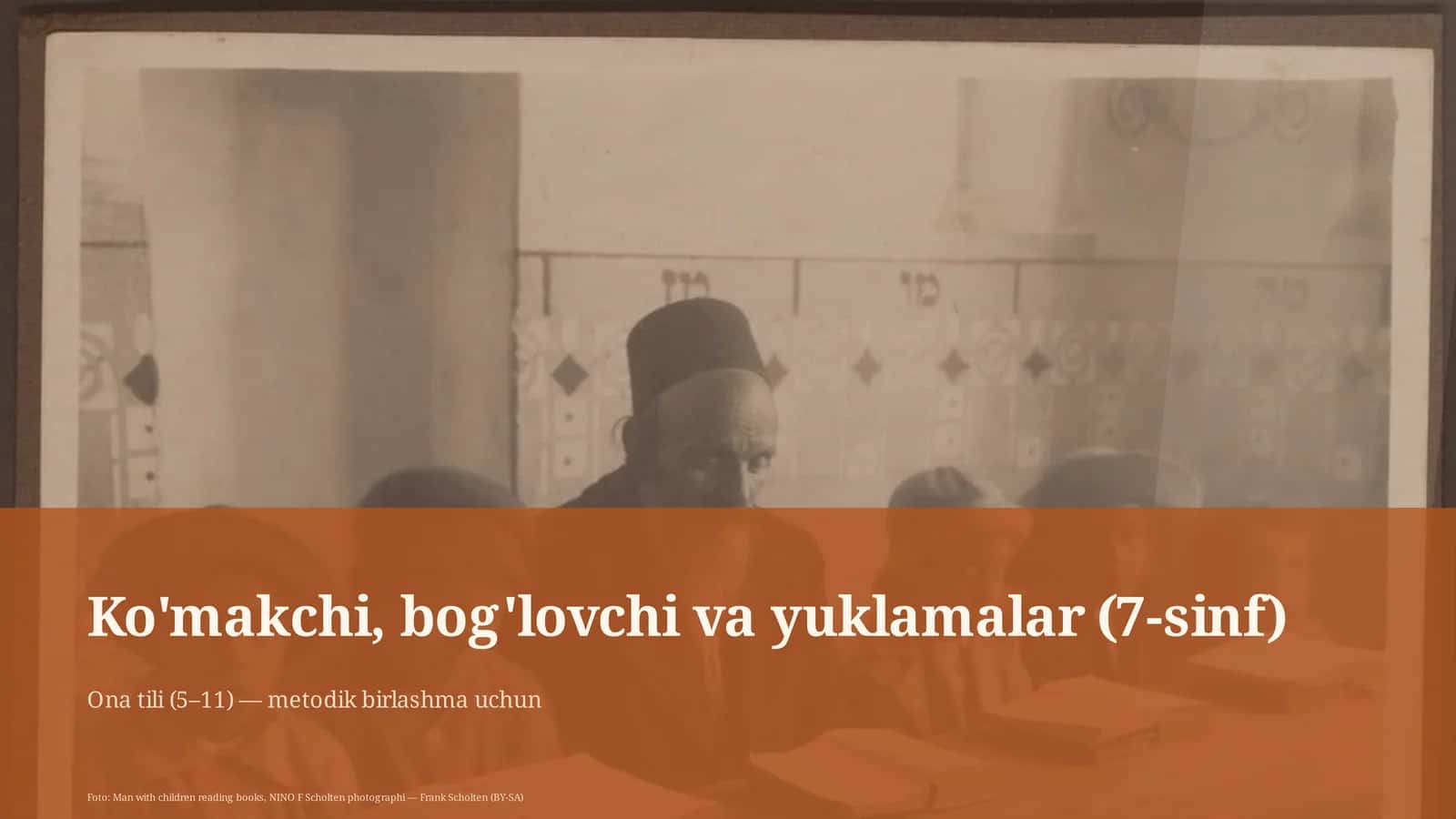 Ona tili (5–11) — metodik birlashma uchun