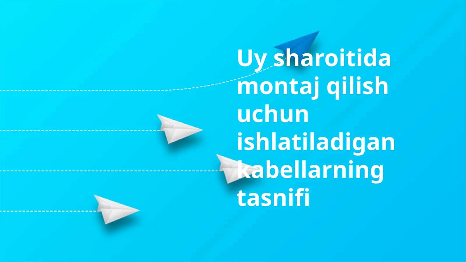 Kabel tanlovi tarmoq tezligiga