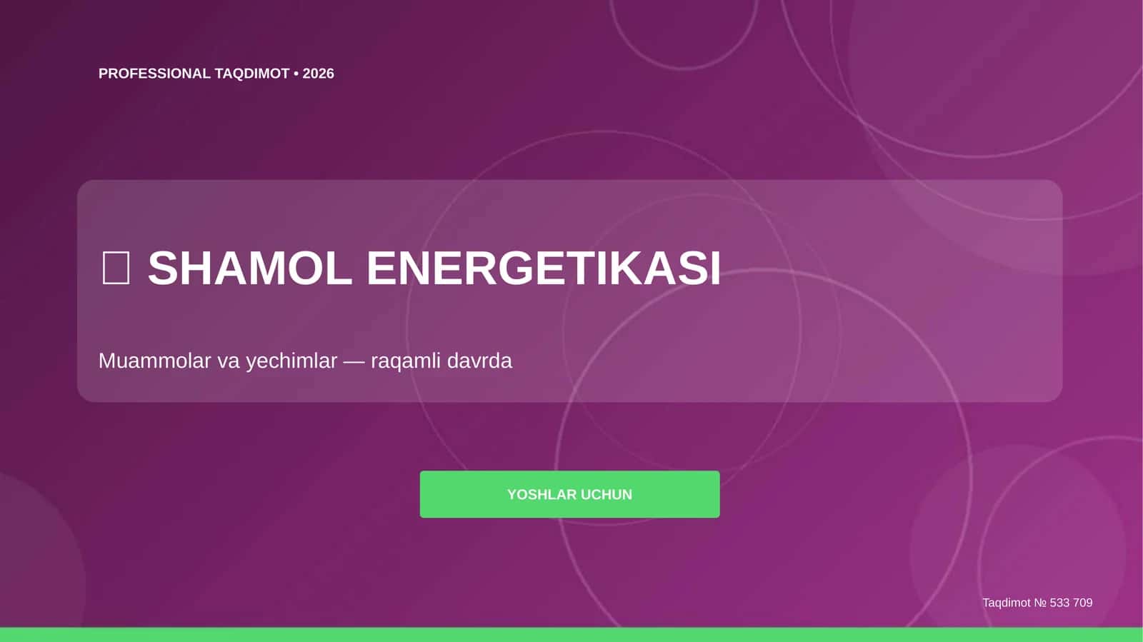 SHAMOL ENERGETIKASI