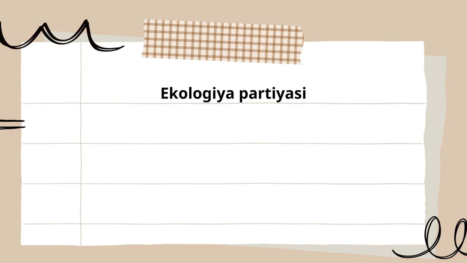 Ekologiya partiyasi
