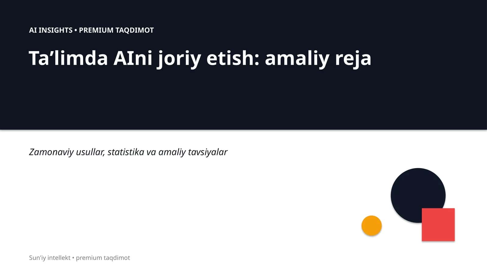 PREMIUM TAQDIMOT